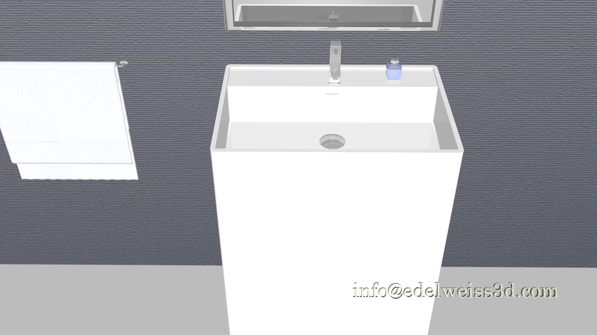 lavabo en 3d