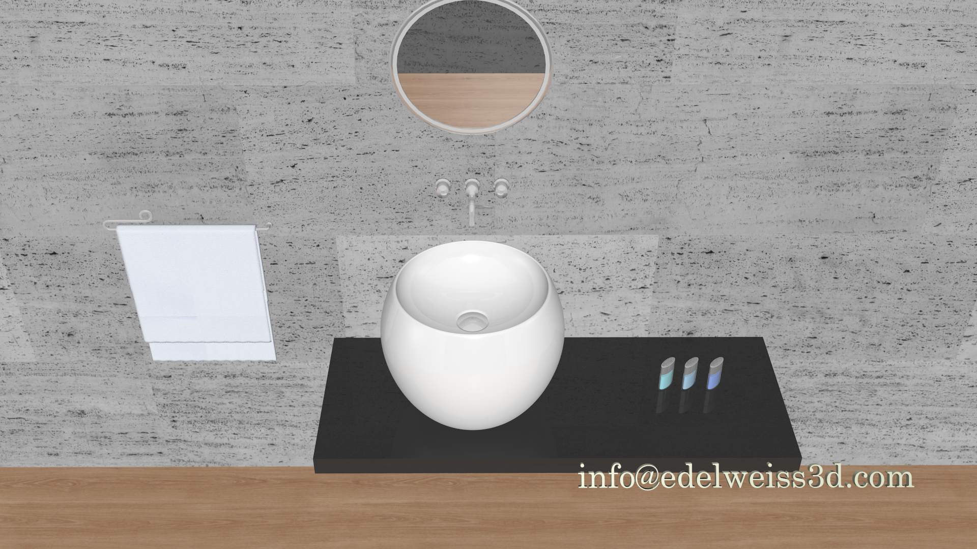 lavabo en 3d